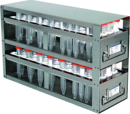 Upright Freezer Drawer Racks for 15 mL&50 mL Centrifuge Tubes