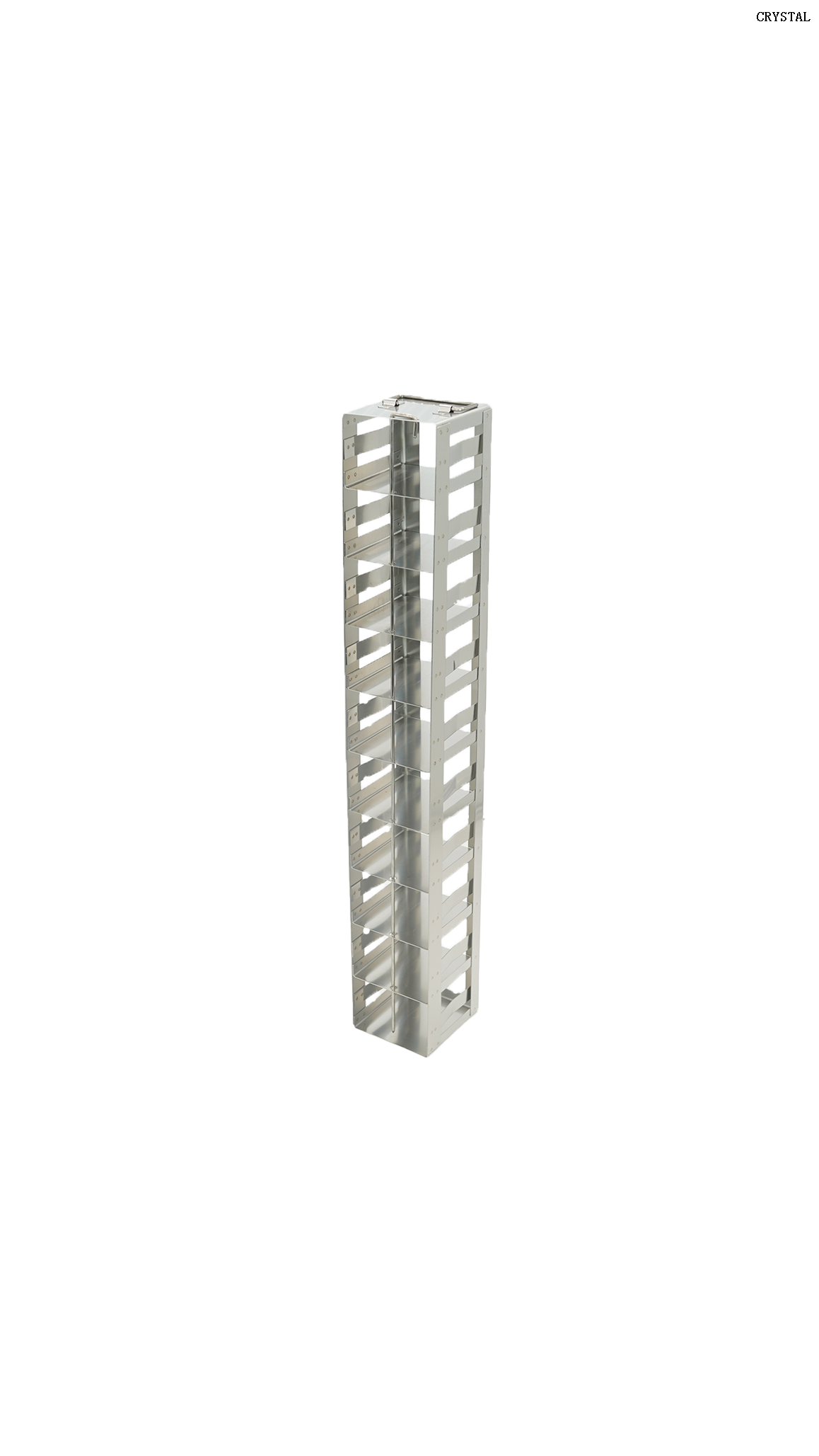 Vertical rack for mini 3" cryo box